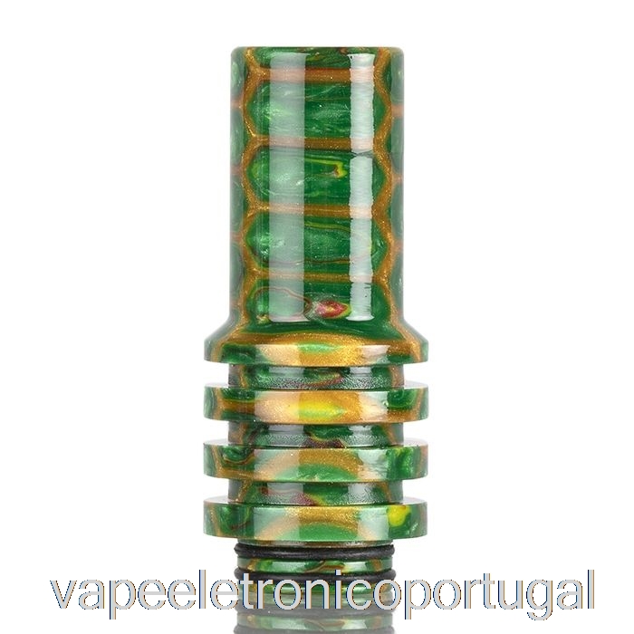 Vape Eletronico 810 Chaminé Pele De Cobra Ponta Gotejante Verde